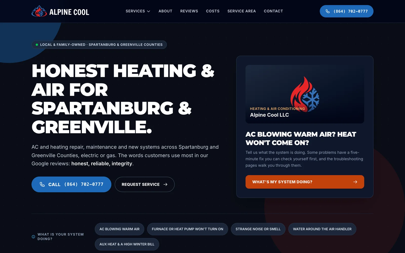 Alpine Cool website