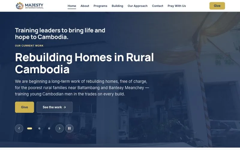 Majesty International website